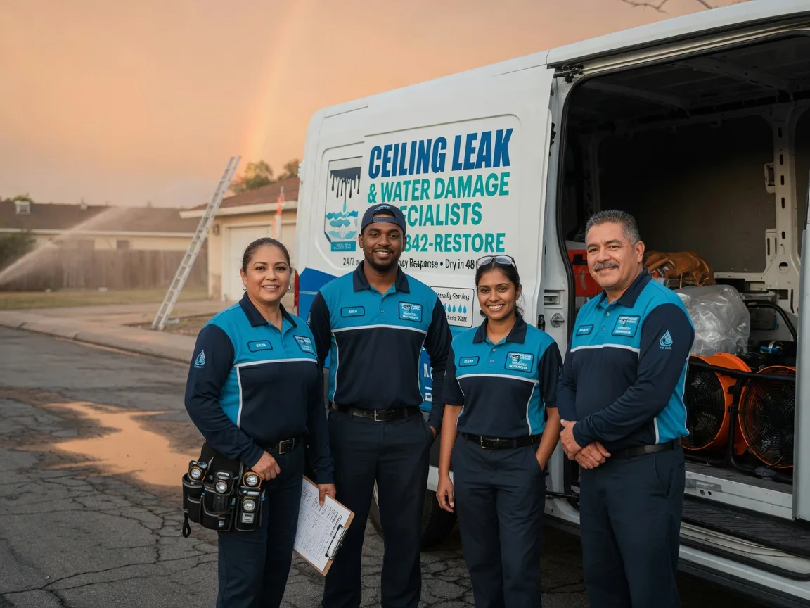 Ceiling Leak Cleanup company in Meriden, KS